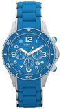  Shop Authentic Marc Jacobs Rock Chronograph Blue Dial Blue Silicone Strap Watch for Women - MBM2575 - Luxxuri