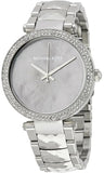  Shop Authentic Michael Kors Parker Mother of Pearl Silver Steel Strap Watch for Women - MK6424 - Luxxuri
