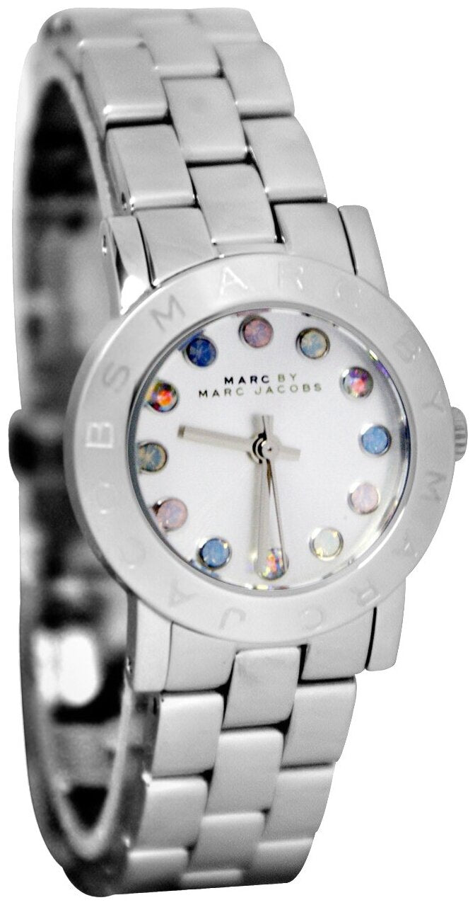  Shop Authentic Marc Jacobs Amy White Dial Silver Steel Strap Watch for Women - MBM3217 - Luxxuri