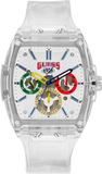  Shop Authentic Guess Phoenix J Balvin White Dial Transparent Silicone Strap Watch For Men - V1051M1 - Luxxuri