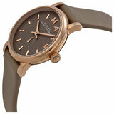  Shop Authentic Marc Jacobs Baker Olive Dial Olive Leather Strap Watch for Women - MBM1330 - Luxxuri