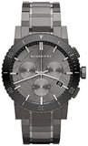  Shop Authentic Burberry The City Grey Dial Gunmetal Grey Steel Strap Watch for Men - BU9381 - Luxxuri