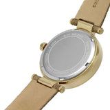  Shop Authentic Michael Kors Parker Three Hand Gold Dial Brown Leather Strap Watch For Women - MK2973 - Luxxuri