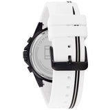  Shop Authentic Tommy Hilfiger Aiden Chronograph White Dial White Rubber Strap Watch For Men - 1791862 - Luxxuri