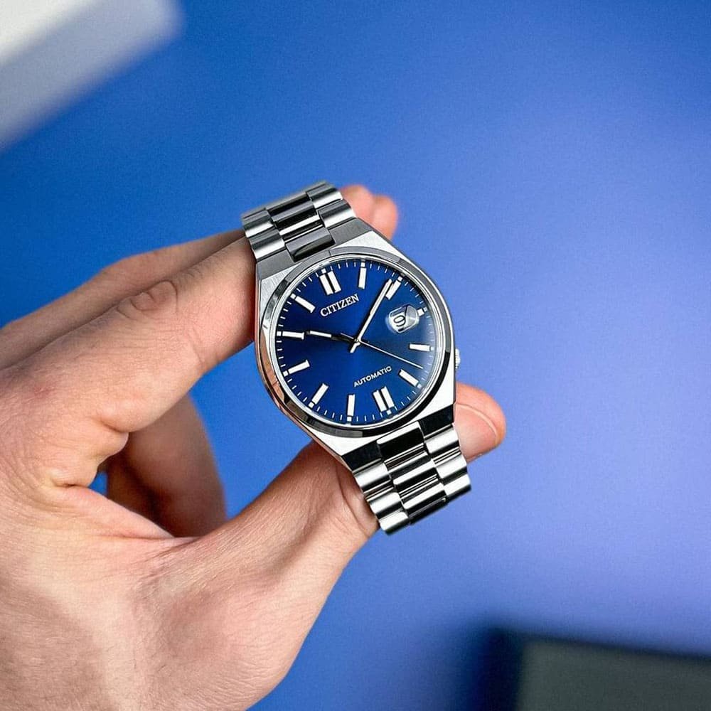  Shop Authentic Citizen Tsuyosa Automatic Blue Dial Silver Steel Strap Watch For Men - NJ0150-81L - Luxxuri