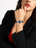  Shop Authentic Guess Limelight Quartz Analog Blue Dial Blue Denim Strap Watch For Women - W0775l10 - Luxxuri