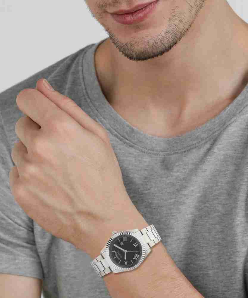  Shop Authentic Guess Connoisseur Black Dial Silver Steel Strap Watch for Men - GW0265G1 - Luxxuri