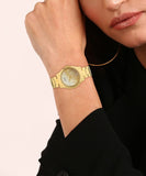  Shop Authentic Guess Crush Gold Dial Gold Steel Strap Watch For Women - GW0020L2 - Luxxuri