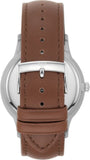  Shop Authentic Emporio Armani Renato Quartz Silver Dial Brown Leather Strap Watch For Men - AR11185 - Luxxuri