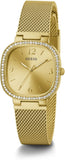  Shop Authentic Guess Tapestry Diamonds Gold Dial Gold Mesh Bracelet Watch for Women - GW0354L2 - Luxxuri