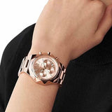  Shop Authentic Michael Kors Raquel Analog Rose Gold Dial Rose Gold Steel Strap Watch For Women - MK4688 - Luxxuri