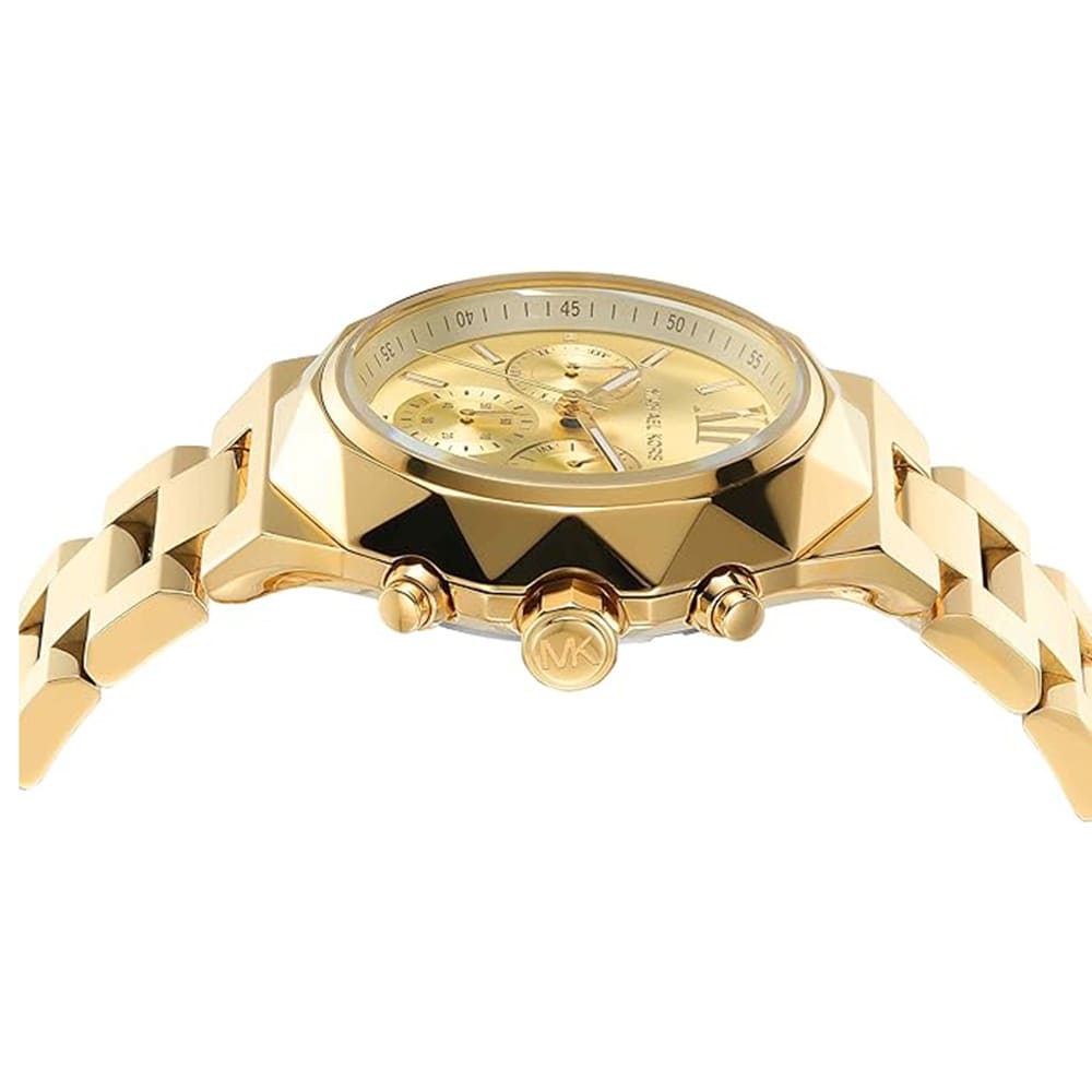  Shop Authentic Michael Kors Raquel Analog Gold Dial Gold Steel Strap Watch For Women - MK4690 - Luxxuri