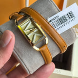 Shop Authentic Michael Kors Empire Three Hand Gold Dial Brown Leather Strap Watch for Women - MK4721 - Luxxuri