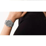  Shop Authentic Michael Kors Lennox Analog Crystals Silver Dial Silver Steel Strap Watch For Women - MK7408 - Luxxuri