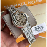  Shop Authentic Michael Kors Lennox Analog Crystals Silver Dial Silver Steel Strap Watch For Women - MK7408 - Luxxuri