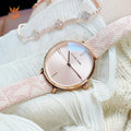  Shop Authentic Michael Kors Jayne Three Hand Rose Gold Dial Pink Leather Strap Watch For Women - MK7130 - Luxxuri