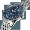  Shop Authentic Breitling Navitimer Automatic 41mm Blue Dial Silver Steel Strap Watch for Men - A17326161C1A1 - Luxxuri