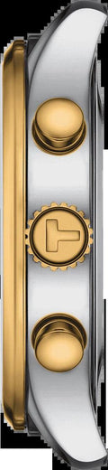  Shop Authentic Tissot T Sport Chrono XL Classic Gold Dial Two Tone Steel Strap Watch for Men - T116.617.22.021.00 - Luxxuri