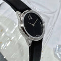  Shop Authentic Calvin Klein Minimal Black Dial Black Leather Strap Watch for Women - K3M231CS - Luxxuri