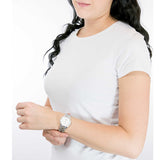  Shop Authentic Daniel Wellington Iconic Link White Dial Silver Steel Strap Watch For Women - DW00100205 - Luxxuri