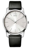  Shop Authentic Calvin Klein City White Dial Black Leather Strap Watch For Men - K2G211C6 - Luxxuri