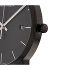  Shop Authentic Calvin Klein City Quartz Black Dial Black Leather Strap Watch for Men - K2G2G4C1 - Luxxuri