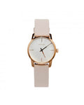  Shop Authentic Calvin Klein City Silver Dial White Leather Strap Watch for Women - K2G236X6 - Luxxuri