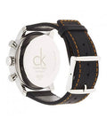  Shop Authentic Calvin Klein City Chronograph Black Dial Black Leather Strap Watch for Men - K2G271C1 - Luxxuri