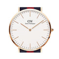  Shop Authentic Daniel Wellington Classic Oxford White Dial Two Tone NATO Strap Watch For Men - DW00100001 - Luxxuri