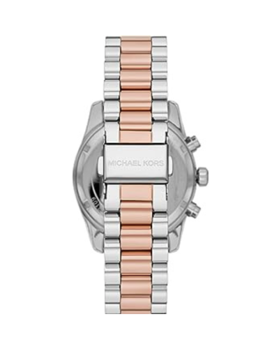  Shop Authentic Michael Kors Lexington Chronograph Rose Gold Dial Two Tone Steel Strap Watch For Women - MK7219 - Luxxuri