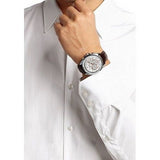  Shop Authentic Hugo Boss Driver Chronograph Silver Dial Brown Leather Strap Watch For Men - 1512881 - Luxxuri
