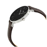  Shop Authentic Daniel Wellington Classic Petite York Black Dial Brown Leather Strap Watch For Women - DW00100182 - Luxxuri