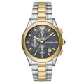  Shop Authentic Emporio Armani Paolo Chronograph Grey Dial Two Tone Steel Strap Watch For Men - AR11527 - Luxxuri