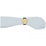  Shop Authentic Diesel Mr Daddy Gold Dial Black Leather Strap Watch For Men - DZ7363 - Luxxuri