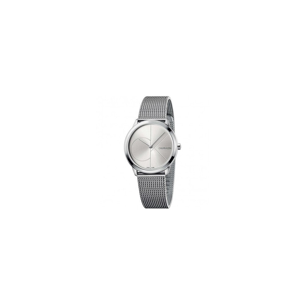  Shop Authentic Calvin Klein Minimal Silver Dial Silver Mesh Bracelet Watch for Women - K3M2212Z - Luxxuri