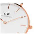  Shop Authentic Daniel Wellington Petite Sheffield White Dial Black Leather Strap Watch For Women - DW00100174 - Luxxuri