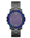  Shop Authentic Marc Jacobs Amy Purple Dial Black Steel Strap Watch for Women - MBM3224 - Luxxuri
