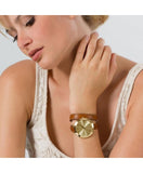  Shop Authentic Michael Kors Runway Gold Dial Brown Leather Strap Watch For Women - MK2256 - Luxxuri