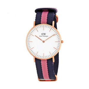  Shop Authentic Daniel Wellington Classic Winchester White Dial Three Tone Nylon Strap Watch For Women - DW00100033 - Luxxuri
