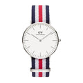  Shop Authentic Daniel Wellington Classic Canterbury White Dial Two Tone NATO Strap Watch For Women - DW00100051 - Luxxuri