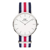 Shop Authentic Daniel Wellington Classic Canterbury White Dial Two Tone Nylon Strap Watch For Men - DW00100016 - Luxxuri