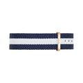  Shop Authentic Daniel Wellington Classic Glasgow White Dial Two Tone NATO Strap Watch For Women - DW00100031 - Luxxuri