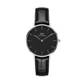  Shop Authentic Daniel Wellington Classic Petite Reading Black Dial Black Leather Strap Watch For Women - DW00100179 - Luxxuri