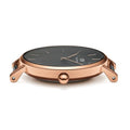  Shop Authentic Daniel Wellington Classic Petite Sheffield Black Dial Black Leather Strap Watch For Women - DW00100224 - Luxxuri