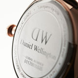  Shop Authentic Daniel Wellington Dapper Bristol White Dial Brown Leather Strap Watch For Women - DW00100094 - Luxxuri