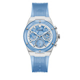  Shop Authentic Guess Athena Active Life Clear White Dial Blue Rubber Strap Watch for Women - GW0409L1 - Luxxuri