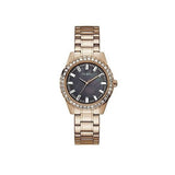  Shop Authentic Guess Sparkler Diamonds Black Dial Rose Gold Steel Strap Watch for Women - GW0111L3 - Luxxuri