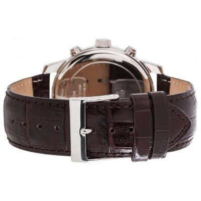  Shop Authentic Guess Chronograph Quartz White Dial Brown Leather Strap Watch For Men - W0380G1 - Luxxuri
