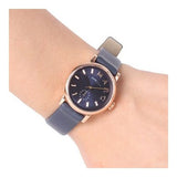  Shop Authentic Marc Jacobs Baker Navy Blue Dial Blue Leather Strap Watch for Women - MBM1331 - Luxxuri