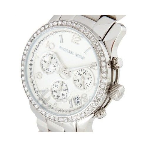  Shop Authentic Michael Kors Brinkley Silver Dial with Diamonds Silver Steel Strap Watch for Women - MK5083 - Luxxuri